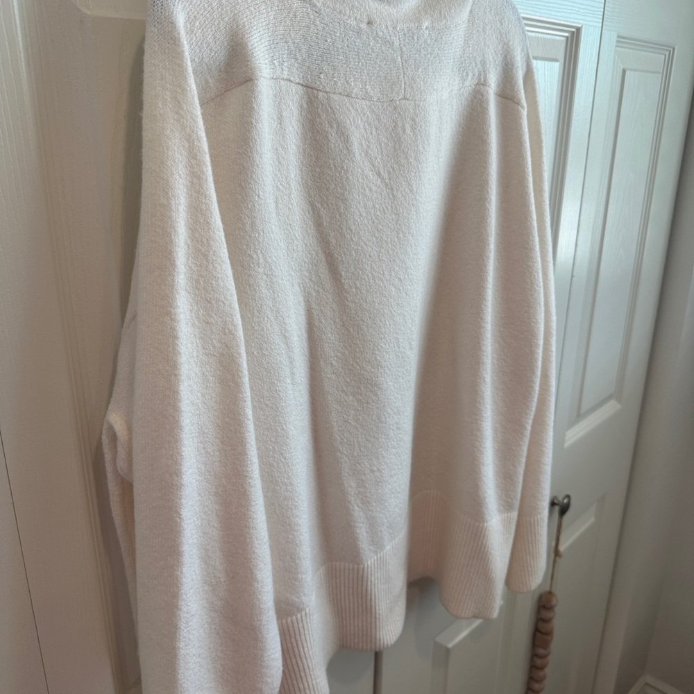 LOFT Cream Cowl Neck Sweater - Picture 8 of 8